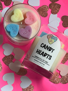 Candy Hearts Candle