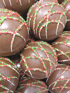 Christmas Large Artisanal Hot Cocoa Bombs: Milk Chocolate